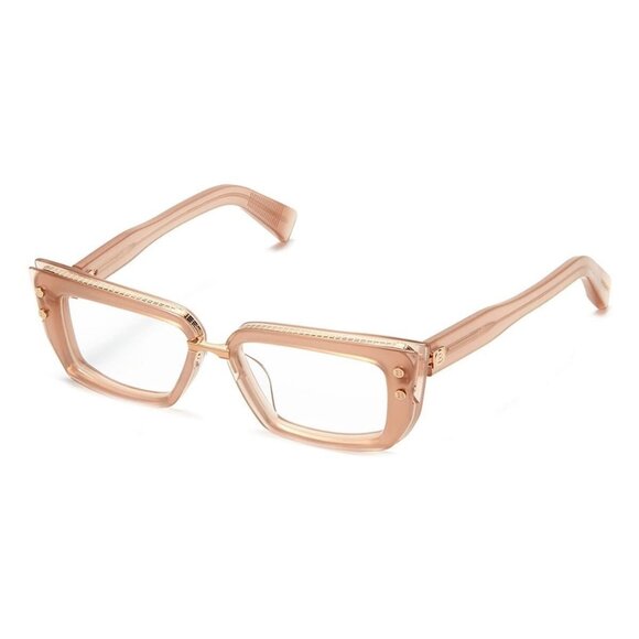 New Authentic  BALMAIN Madame White Square BPS 134 C Glasses Women - Picture 1 of 3